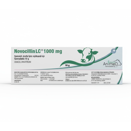 Novocillin LC 1000 mg spenalyf, dreifa fyrir mjólkandi kýr